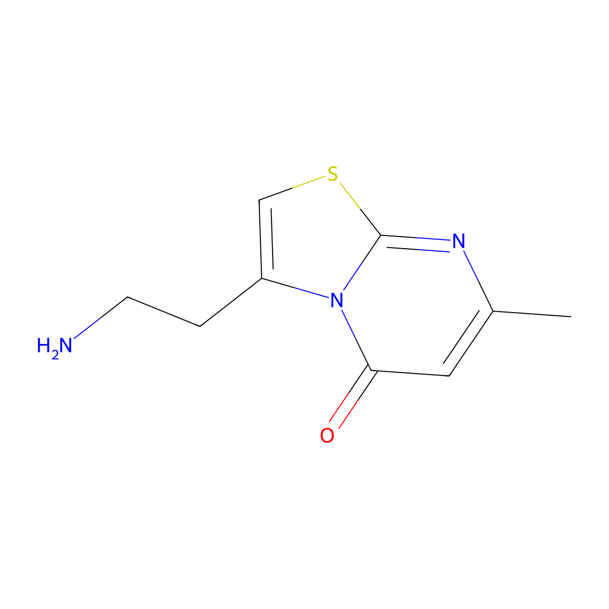 3-(2-Aminoethyl)-7-methyl-5H-[1,3]thiazolo[3,2-A]pyrimidin-5-one molecular structure, CAS 1257535-66-2