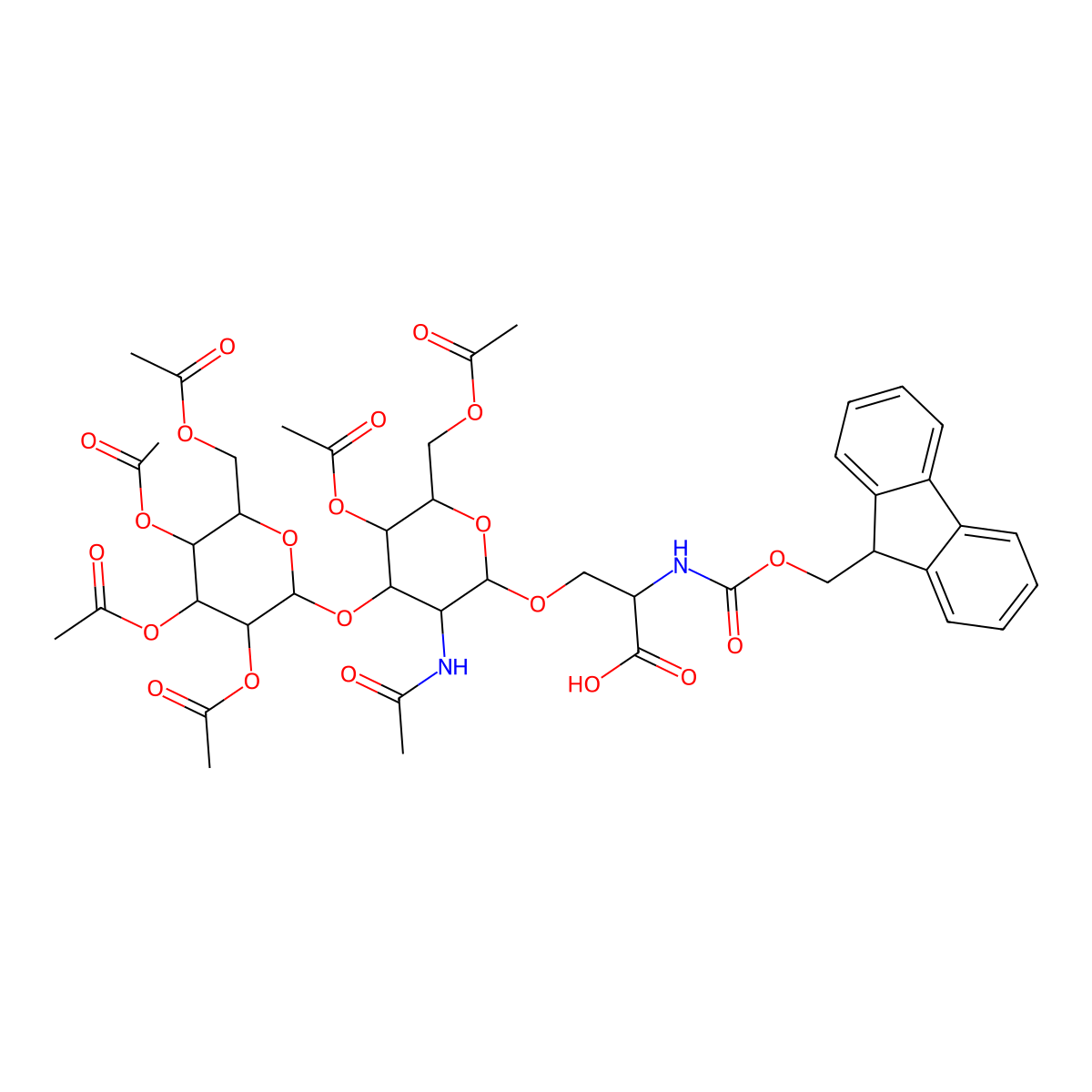 Fmoc-L-Ser(TF)-OH molecular structure, CAS 125760-30-7