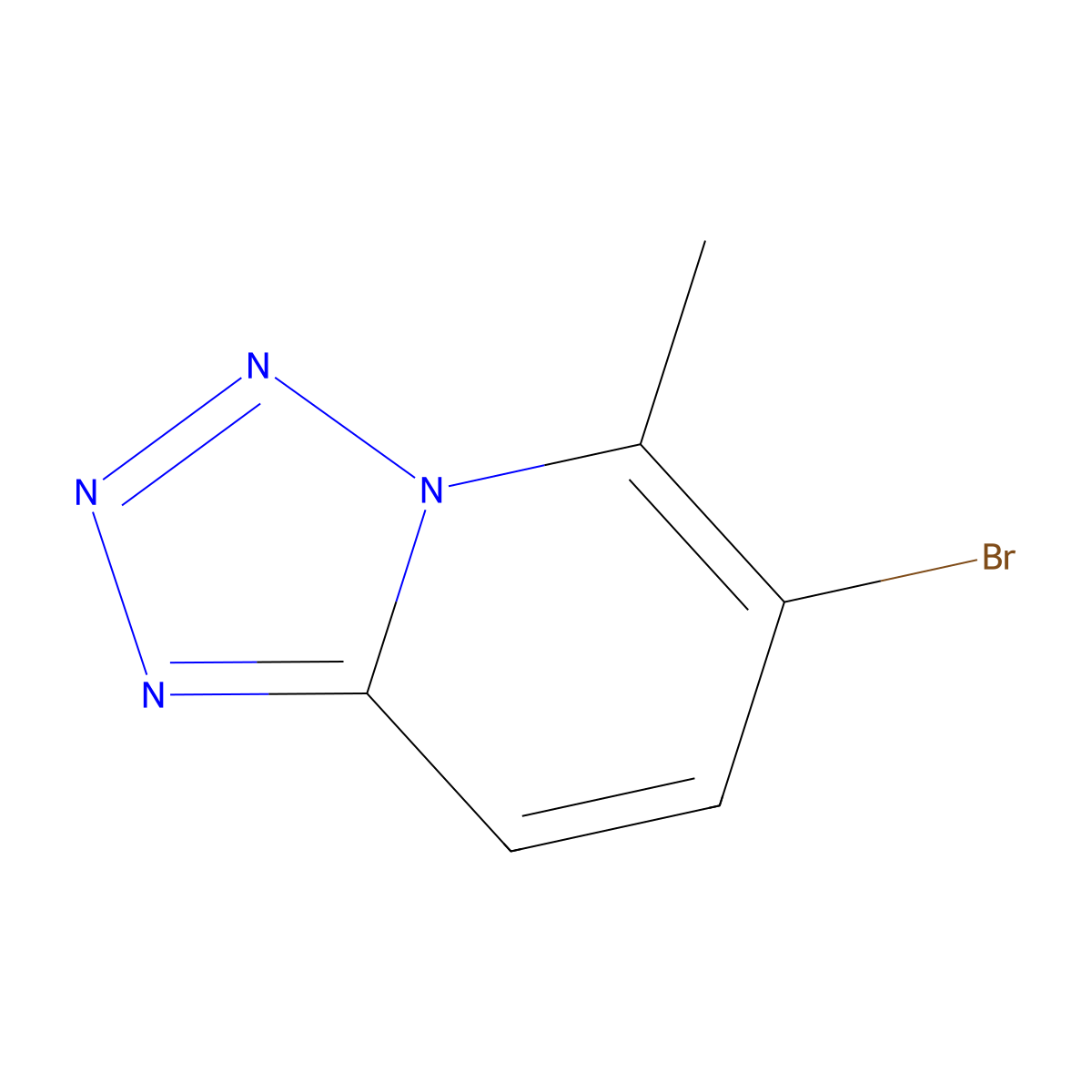 6-Bromo-5-methyltetrazolo[1,5-a]pyridine molecular structure, CAS 1257665-09-0
