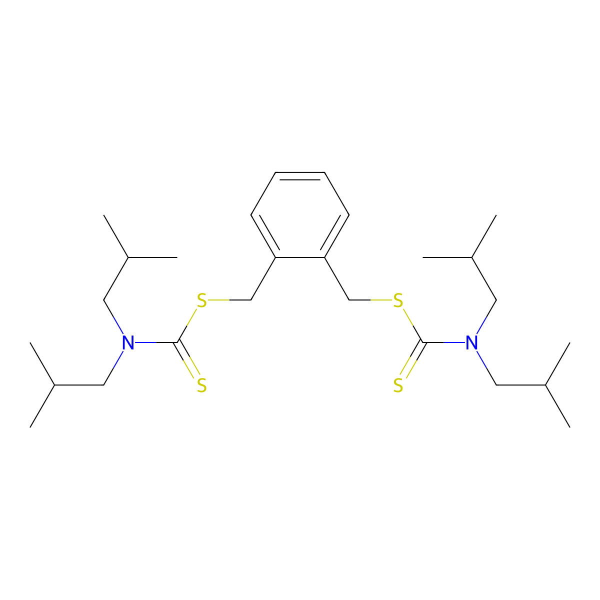 Copper(II) ionophore I molecular structure, CAS 125769-67-7