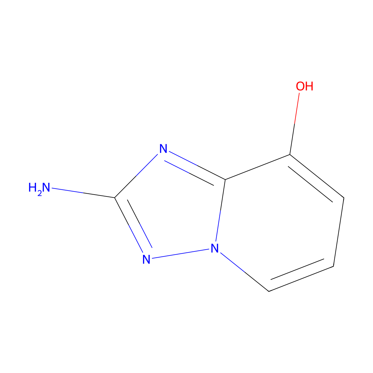 2-Amino-[1,2,4]triazolo[1,5-a]pyridin-8-ol molecular structure, CAS 1257706-88-9