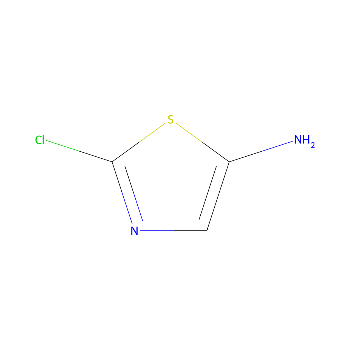 2-Chlorothiazol-5-amine molecular structure, CAS 1257854-72-0