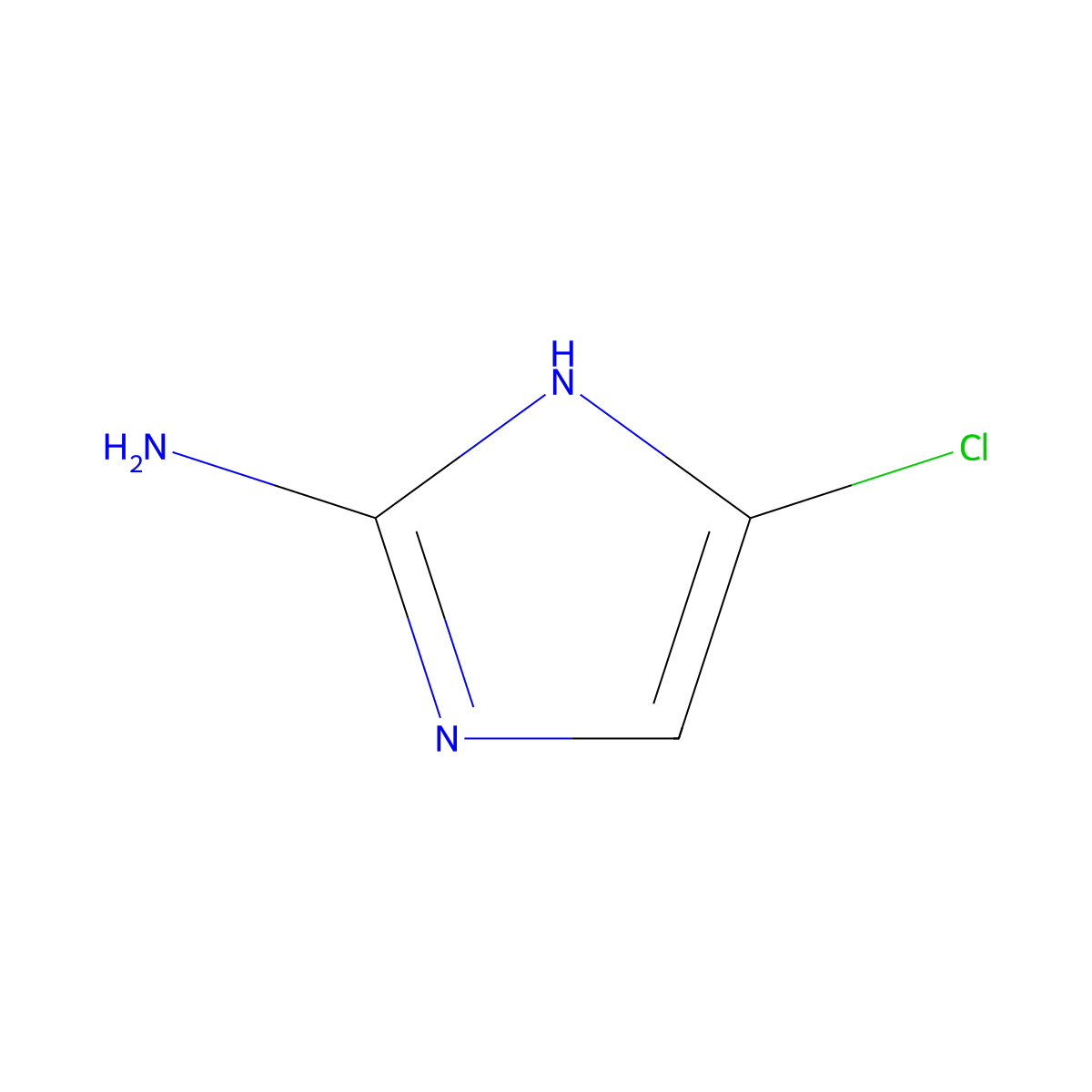 5-chloro-1H-imidazol-2-amine molecular structure, CAS 125789-08-4