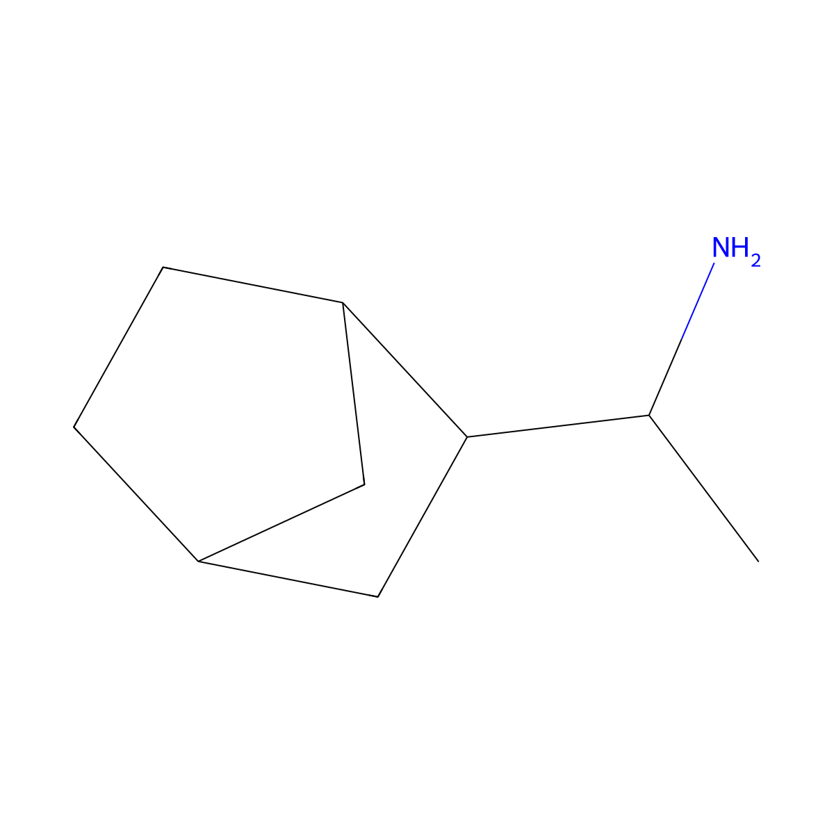 1-Bicyclo[2.2.1]hept-2-yl-ethylamine molecular structure, CAS 1257901-16-8
