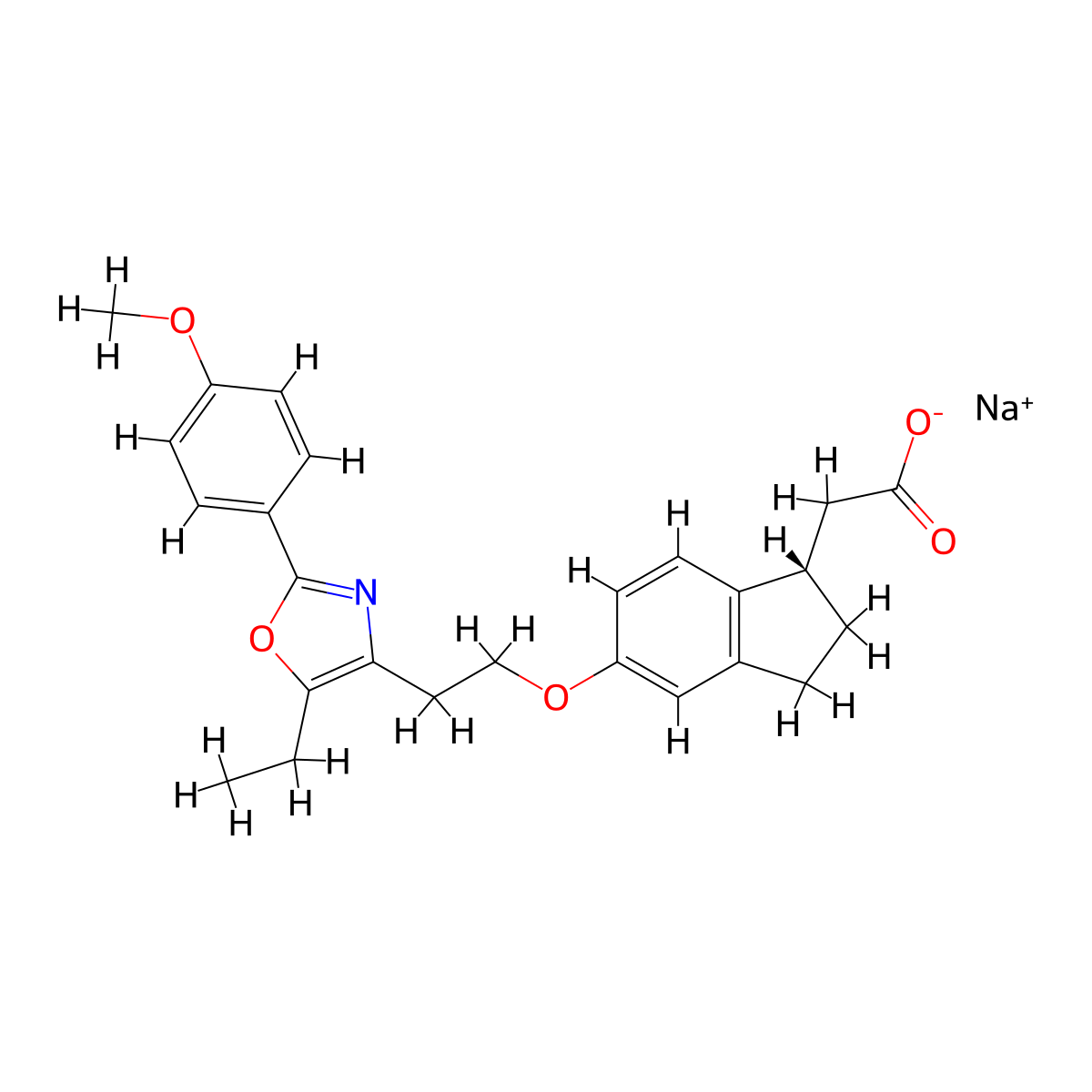 DB-959 sodium molecular structure, CAS 1258076-66-2