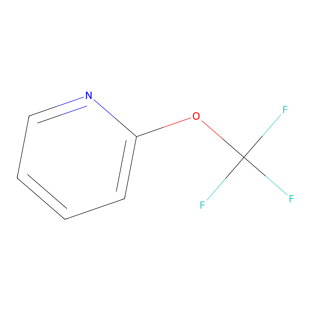 2-(Trifluoromethoxy)pyridine molecular structure, CAS 1258191-34-2