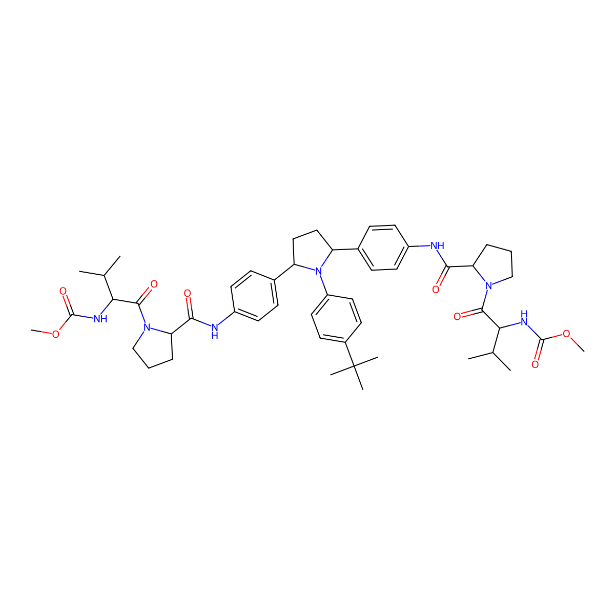 Ombitasvir molecular structure, CAS 1258226-87-7