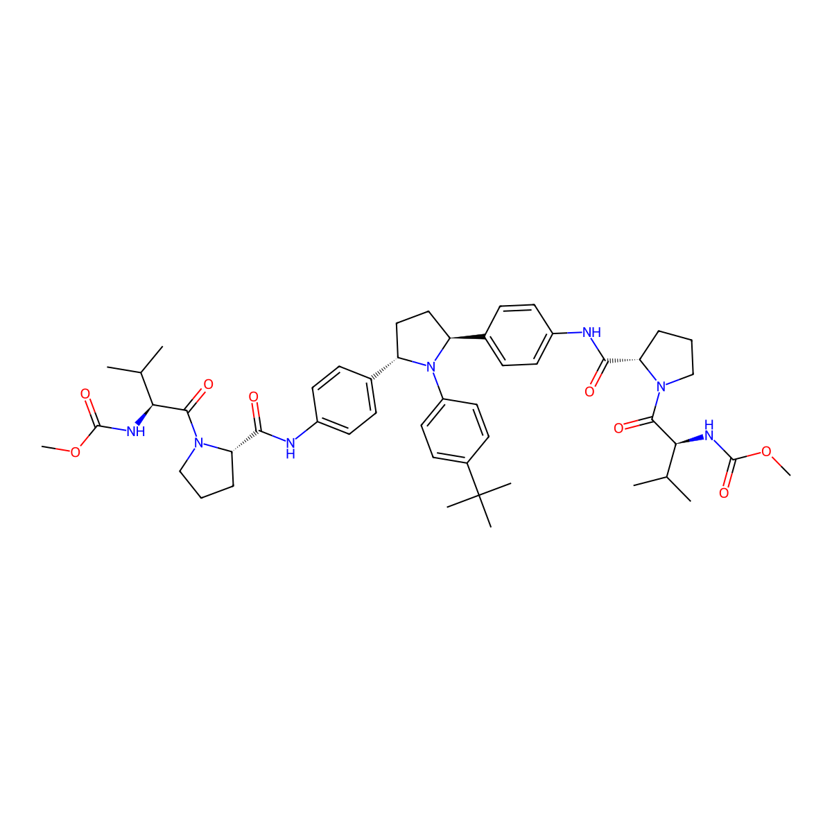 Ombitasvir molecular structure, CAS 1258226-87-7