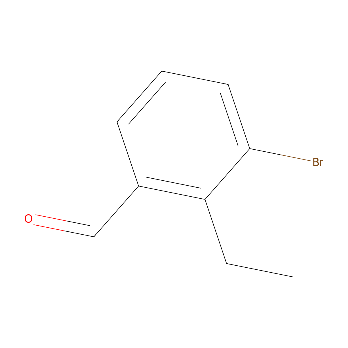 3-Bromo-2-ethylbenzaldehyde molecular structure, CAS 1258440-77-5