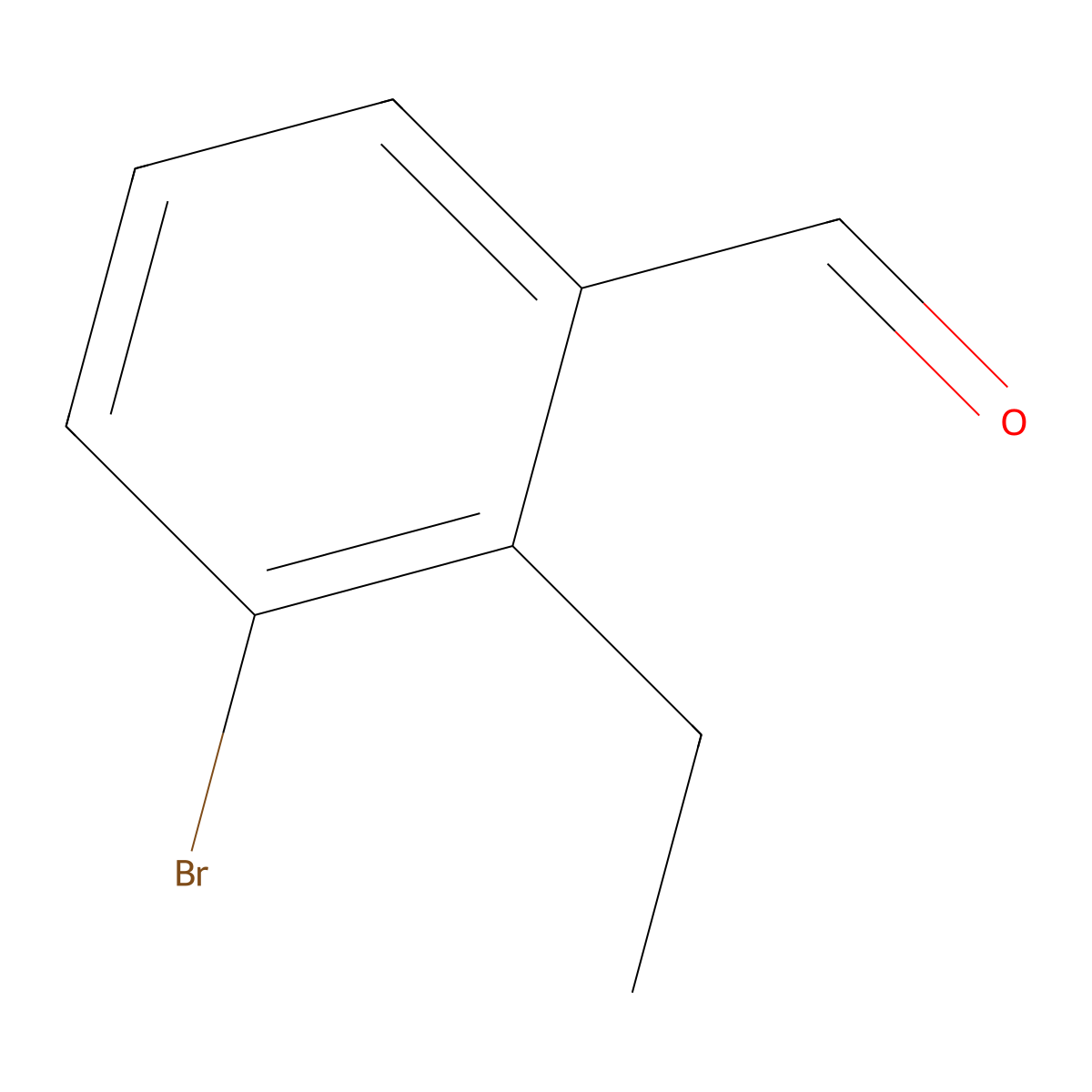 3-Bromo-2-ethylbenzaldehyde molecular structure, CAS 1258440-77-5