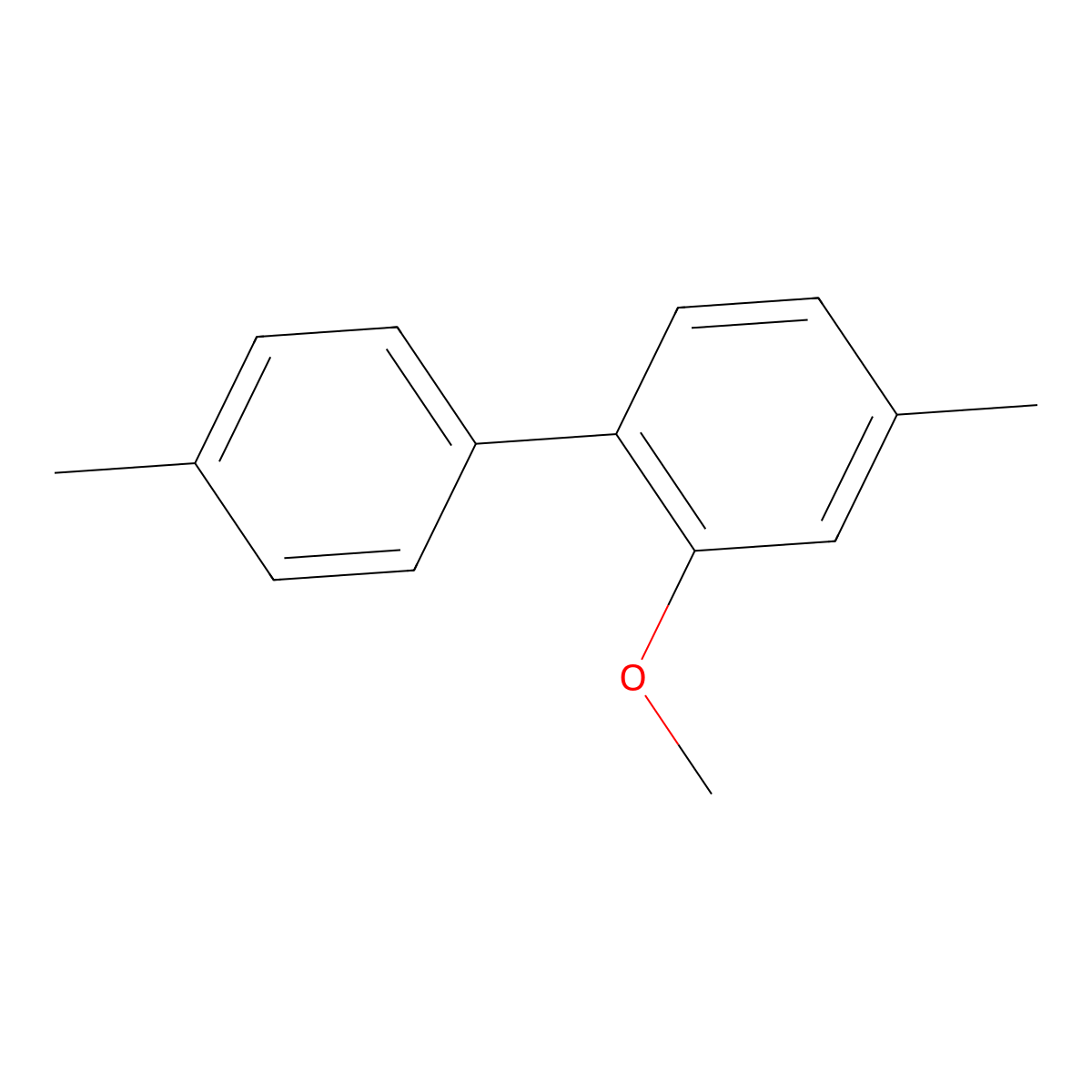2-Methoxy-4-methyl-1-(4-methylphenyl)benzene molecular structure, CAS 1258498-85-9