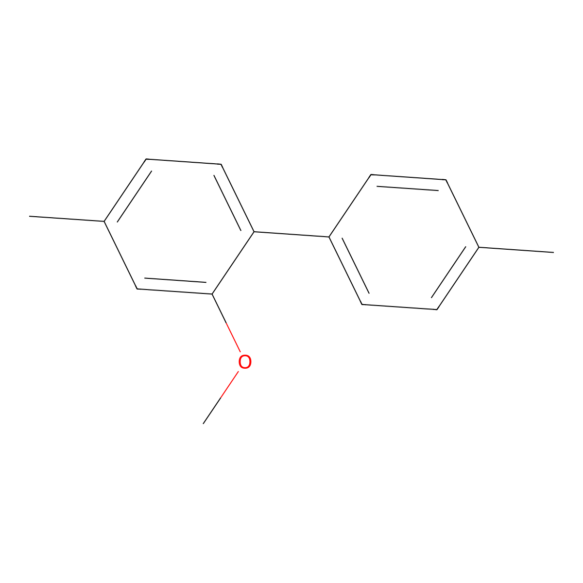 2-Methoxy-4-methyl-1-(4-methylphenyl)benzene molecular structure, CAS 1258498-85-9