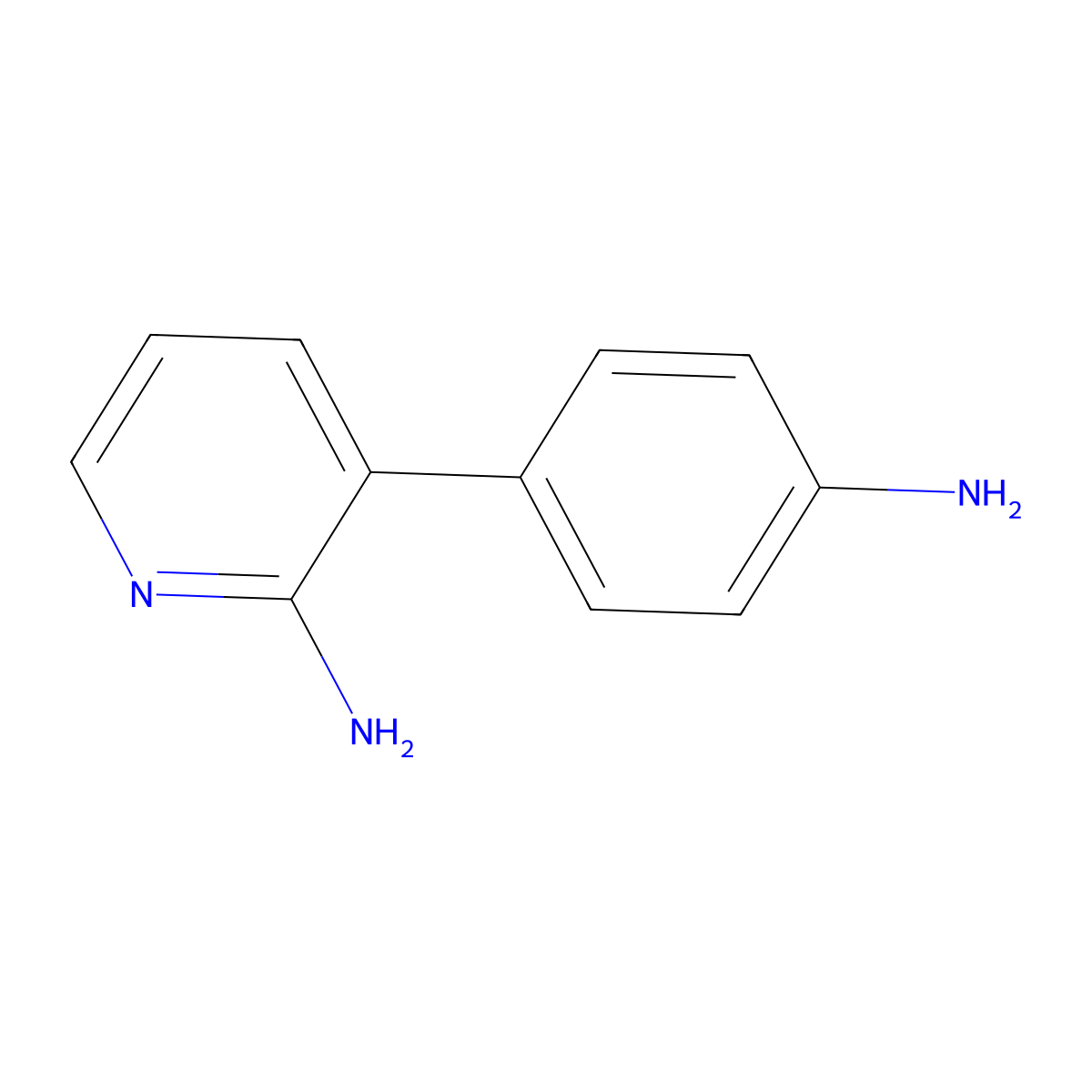 3-(4-Aminophenyl)pyridin-2-amine molecular structure, CAS 1258609-65-2