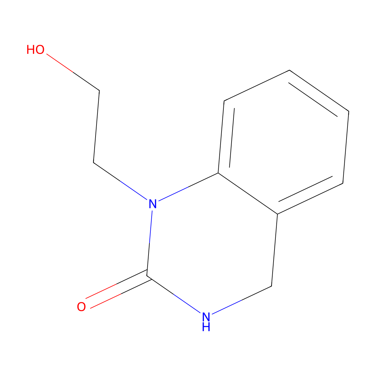 1-(2-Hydroxyethyl)-1,2,3,4-tetrahydroquinazolin-2-one molecular structure, CAS 1258639-79-0