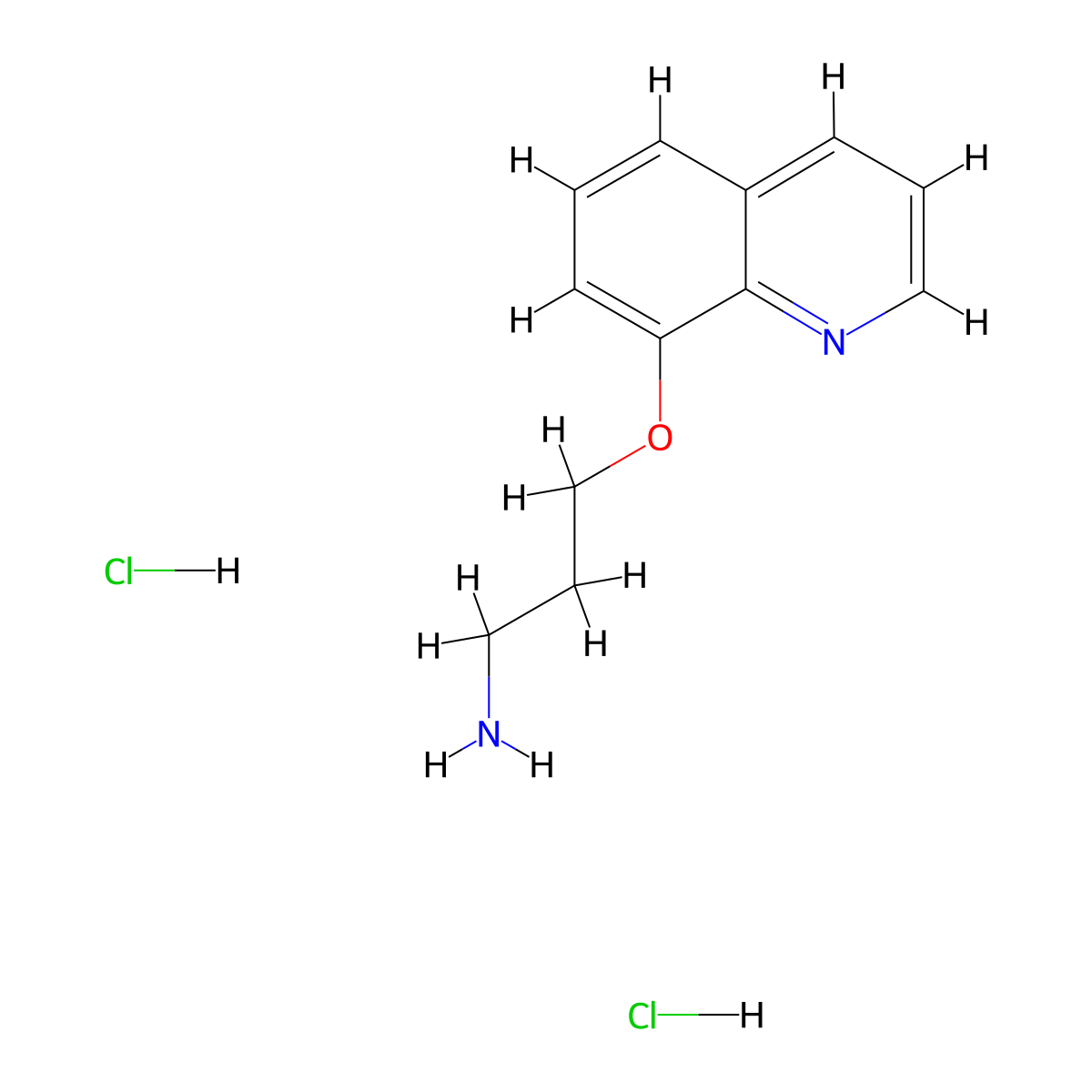 8-(3-Aminopropoxy)quinoline dihydrochloride molecular structure, CAS 1258649-86-3