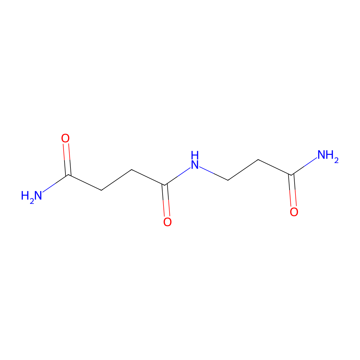 N-(2-carbamoylethyl)butanediamide molecular structure, CAS 1258650-56-4