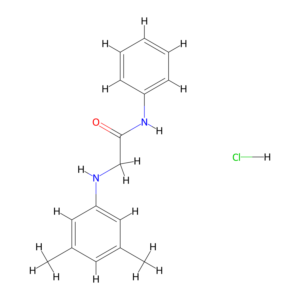 2-[(3,5-dimethylphenyl)amino]-N-phenylacetamide hydrochloride molecular structure, CAS 1258652-16-2