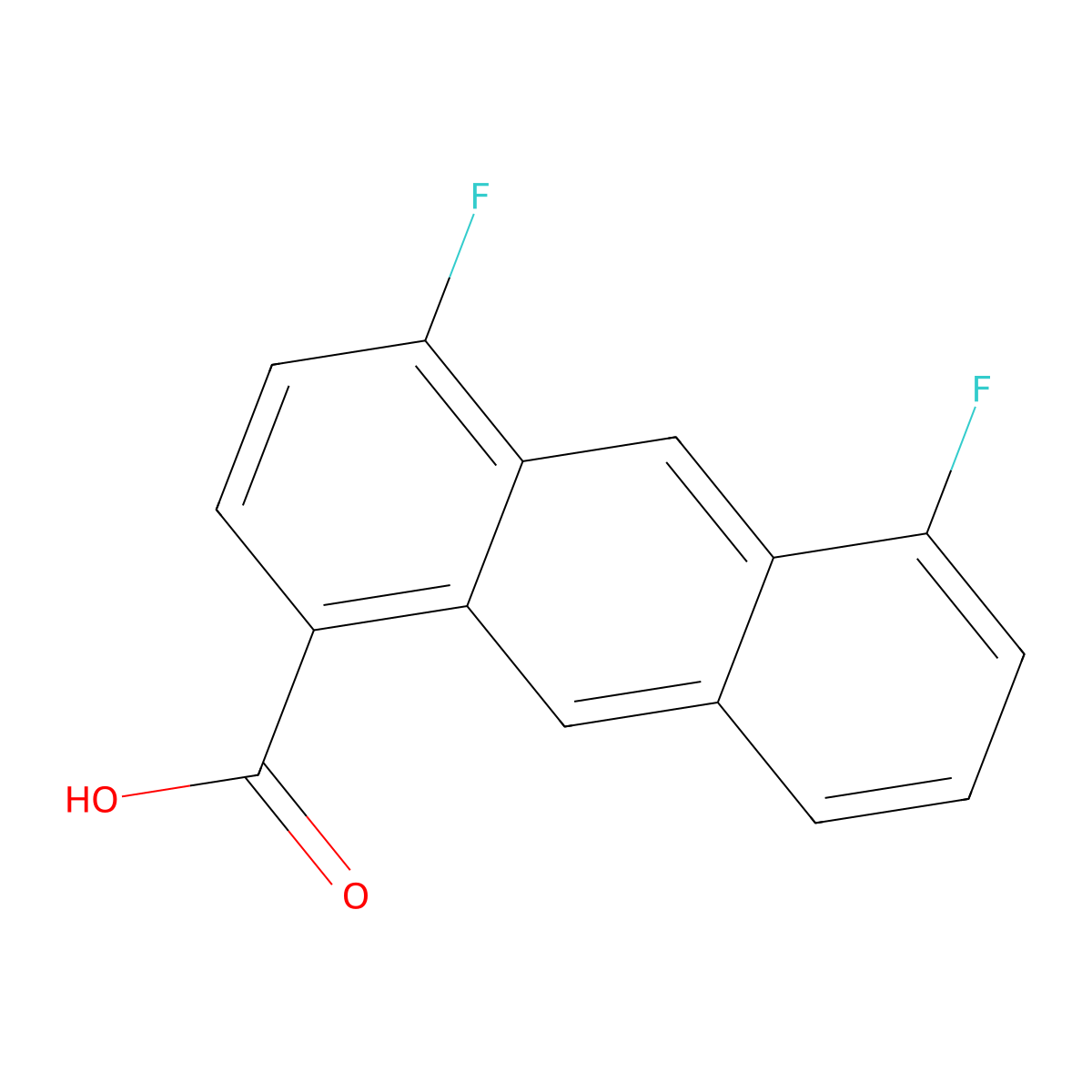 4,5-Difluoroanthranlic acid molecular structure, CAS 1258652-67-3