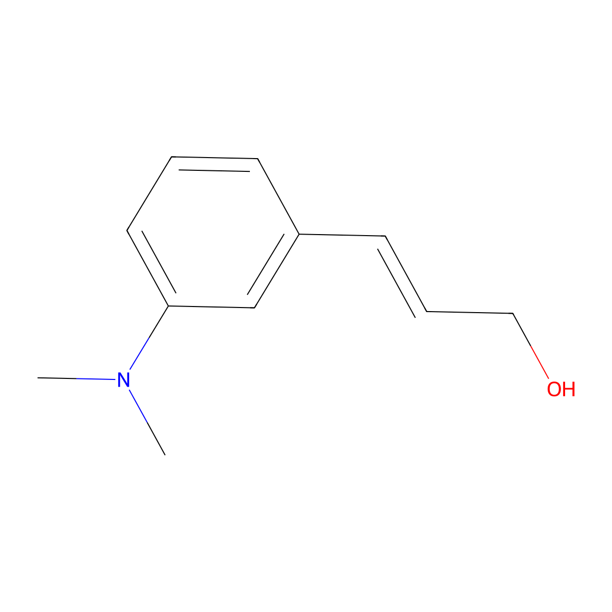 3-[3-(Dimethylamino)phenyl]prop-2-en-1-ol molecular structure, CAS 125872-71-1