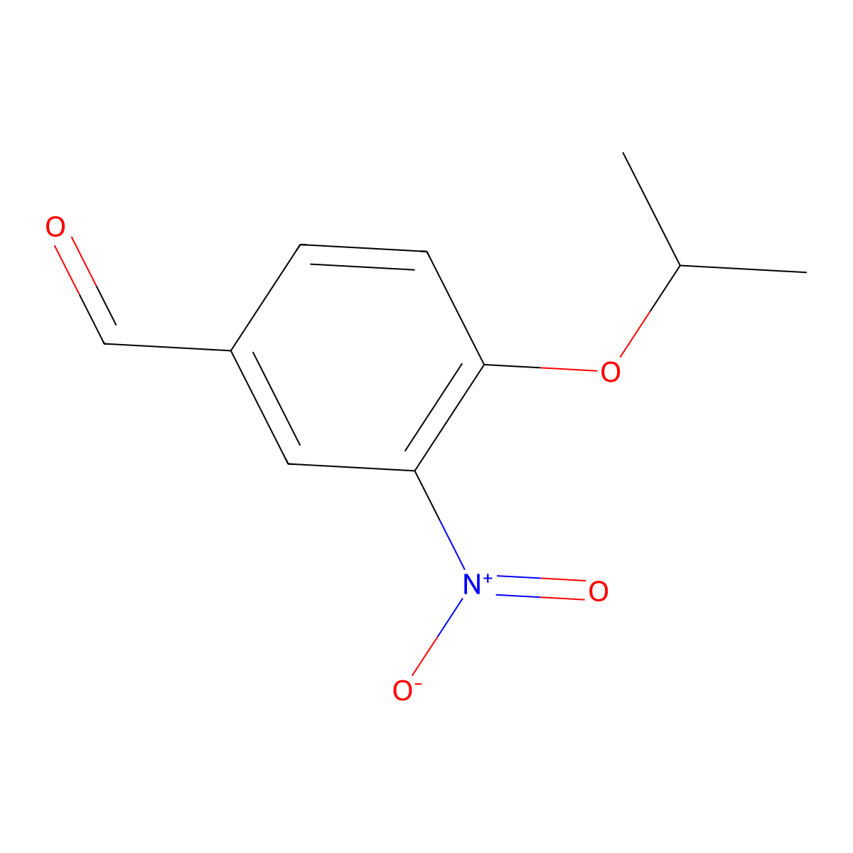 4-Isopropoxy-3-nitrobenzaldehyde molecular structure, CAS 125872-99-3