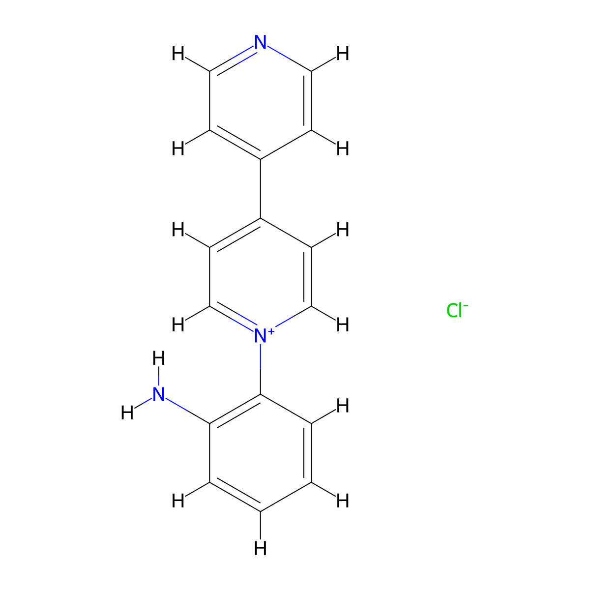 1-(2-Aminophenyl)-[4,4'-bipyridin]-1-ium chloride molecular structure, CAS 1258785-34-0