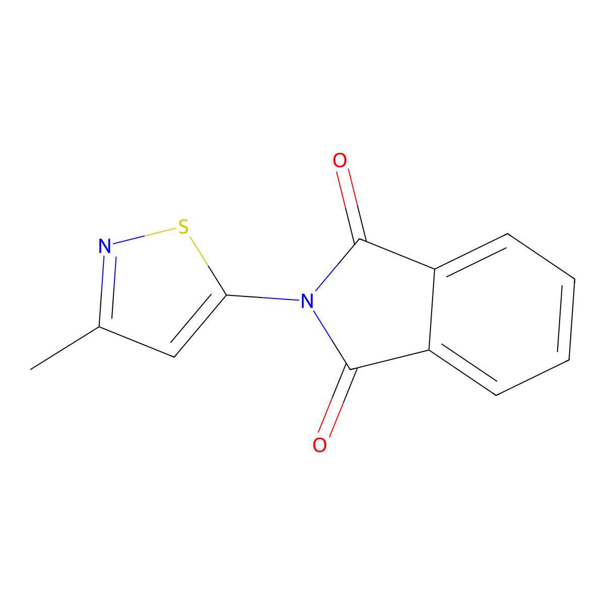 2-(3-Methylisothiazol-5-yl)isoindole-1,3-dione molecular structure, CAS 1258841-00-7