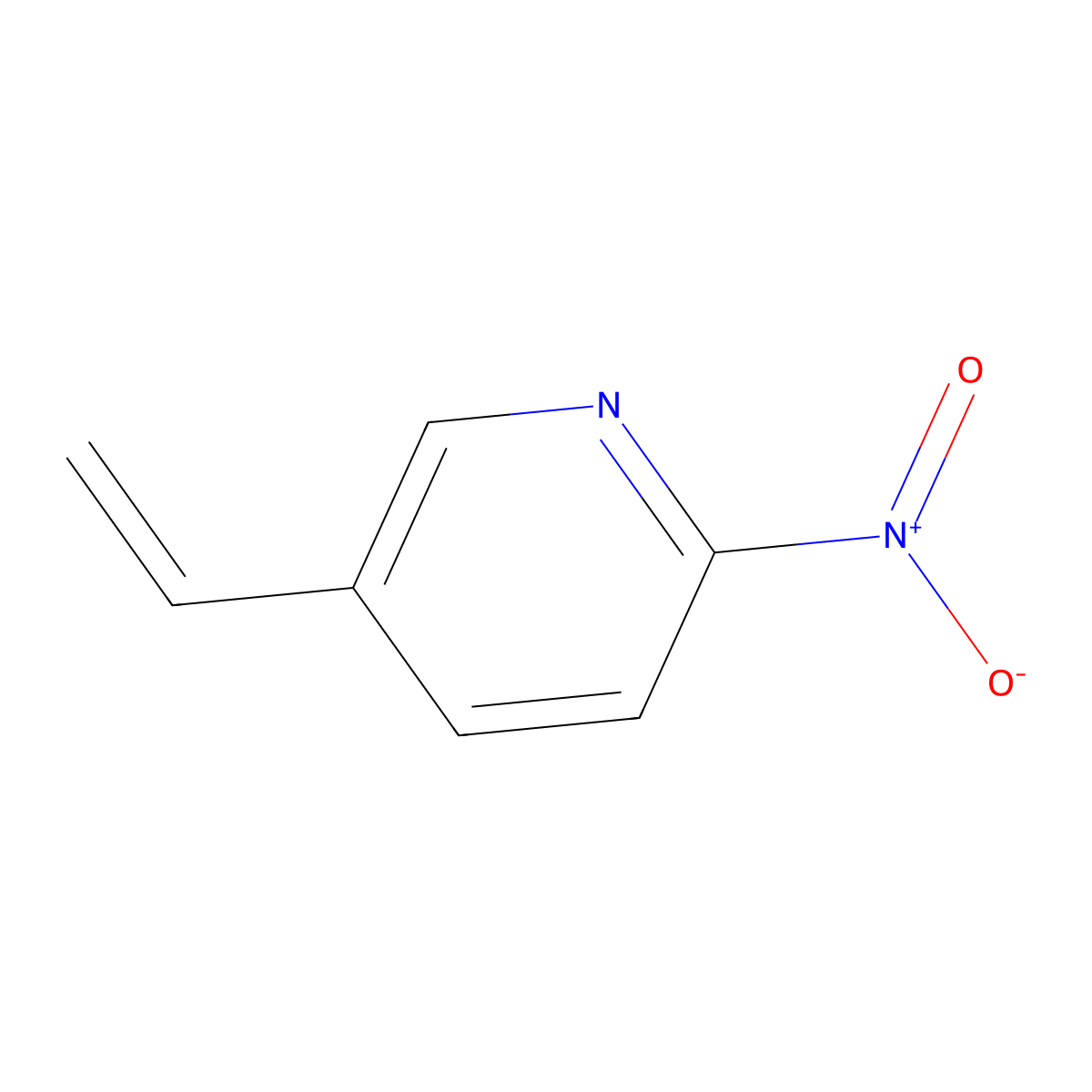 5-Ethenyl-2-nitropyridine molecular structure, CAS 125889-39-6