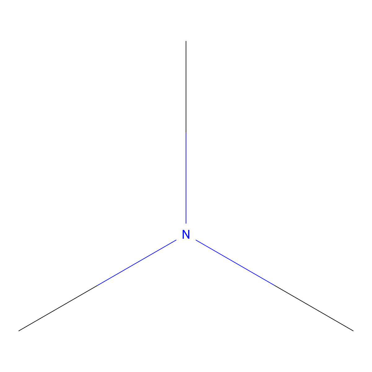 Trimethylamine molecular structure, CAS 125893-97-2