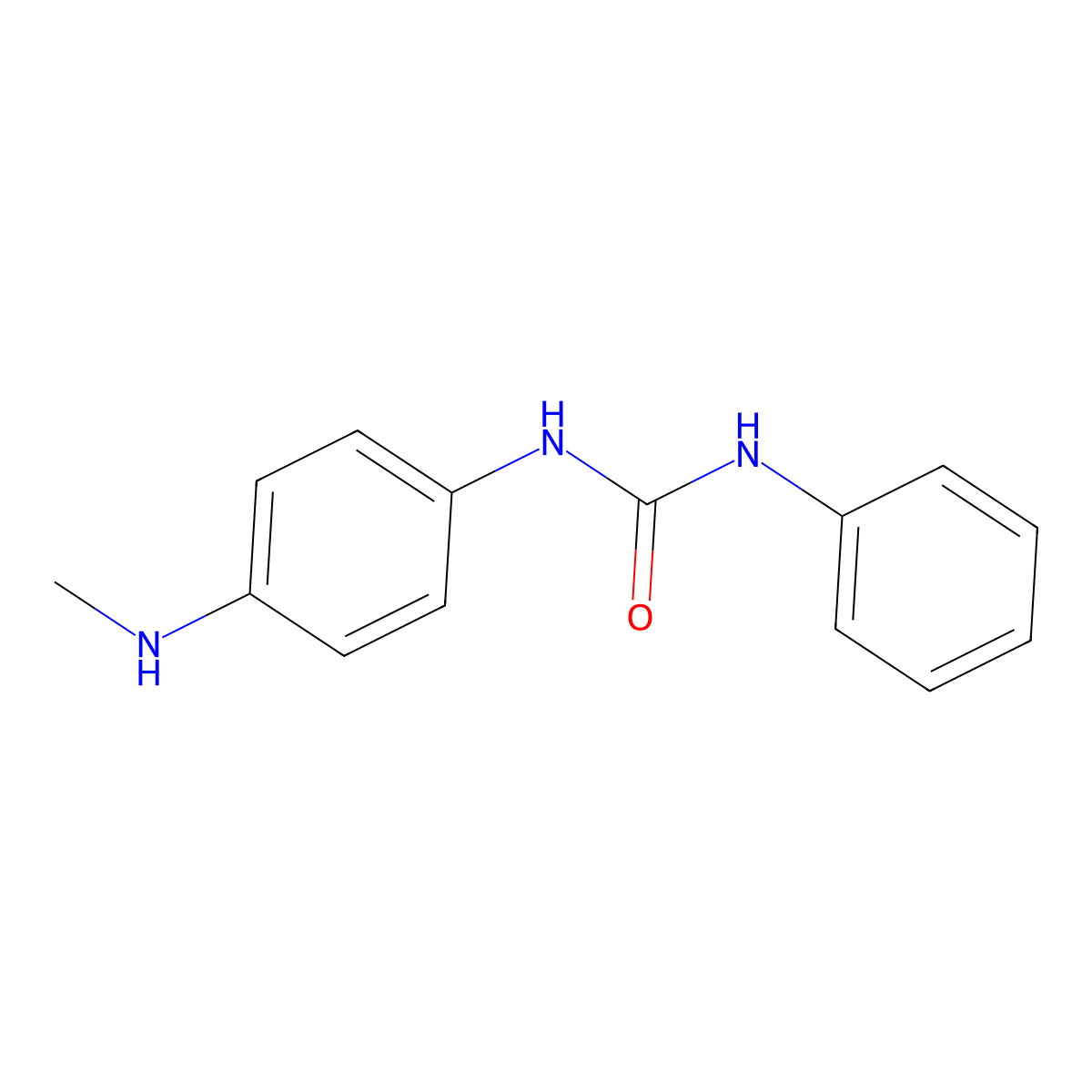 1-(4-Methylaminophenyl)-3-phenyl urea molecular structure, CAS 1259029-96-3