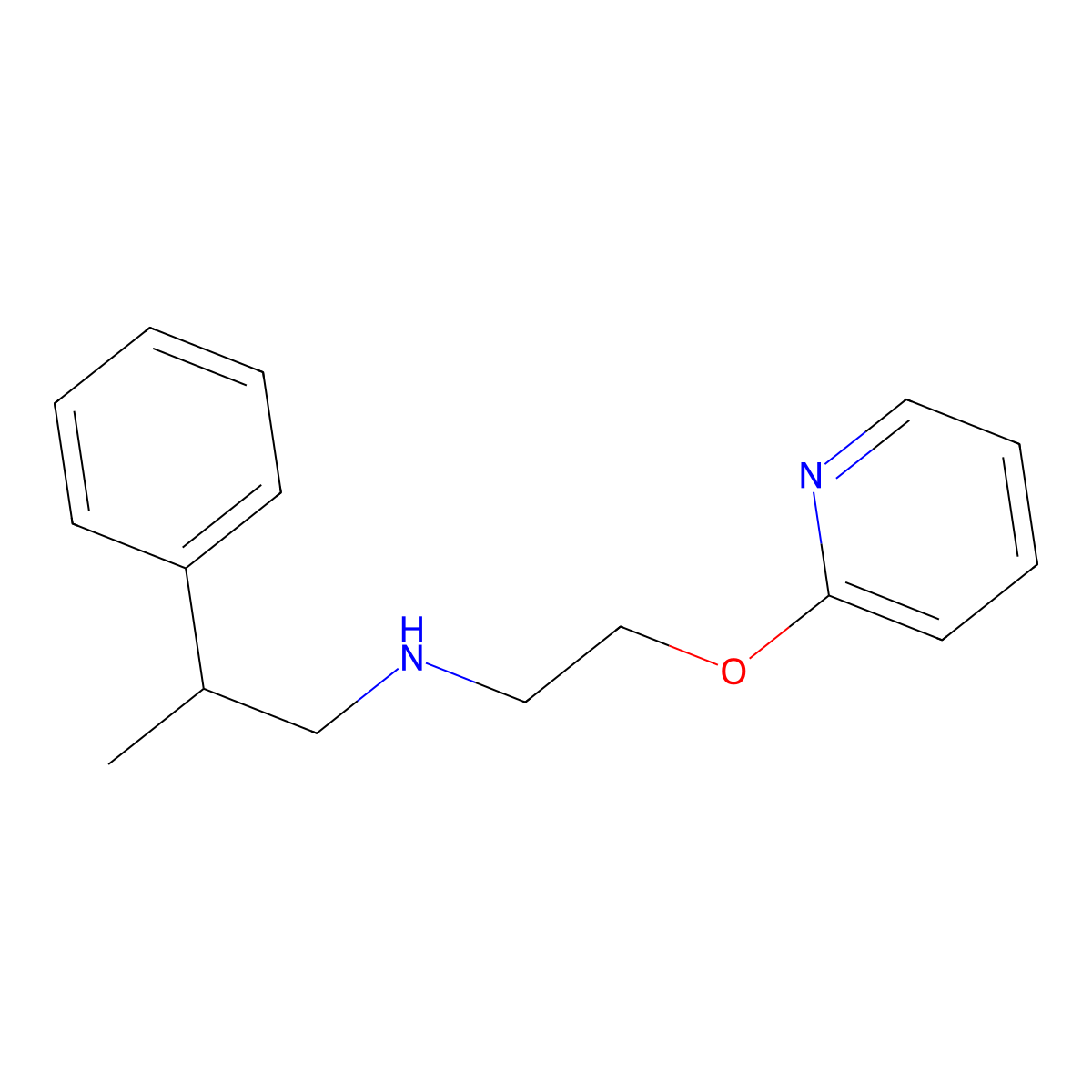2-phenyl-N-[2-(pyridin-2-yloxy)ethyl]propan-1-amine molecular structure, CAS 1259058-41-7