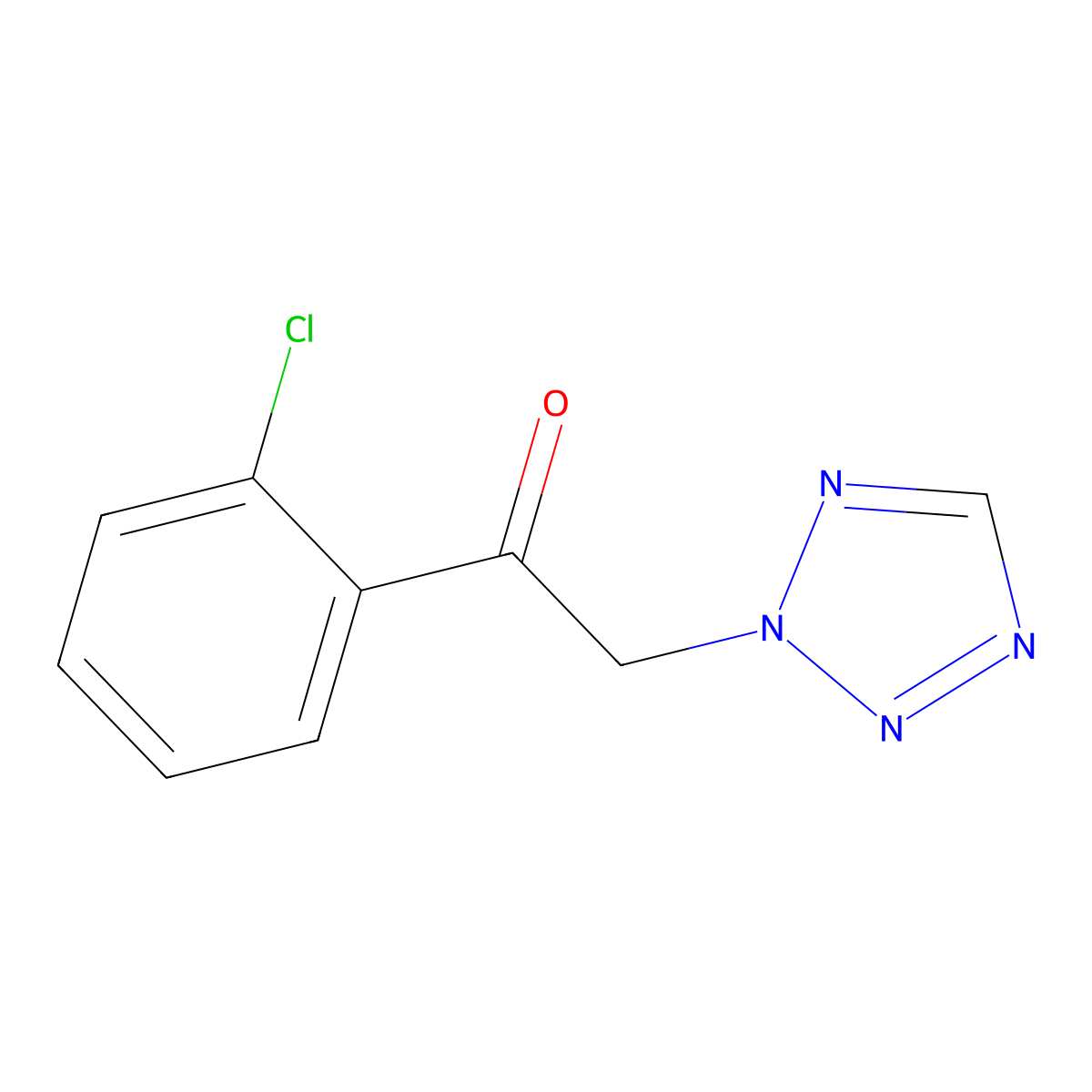 1-(2-Chlorophenyl)-2-(2H-tetrazol-2-yl)ethanone molecular structure, CAS 1259059-71-6