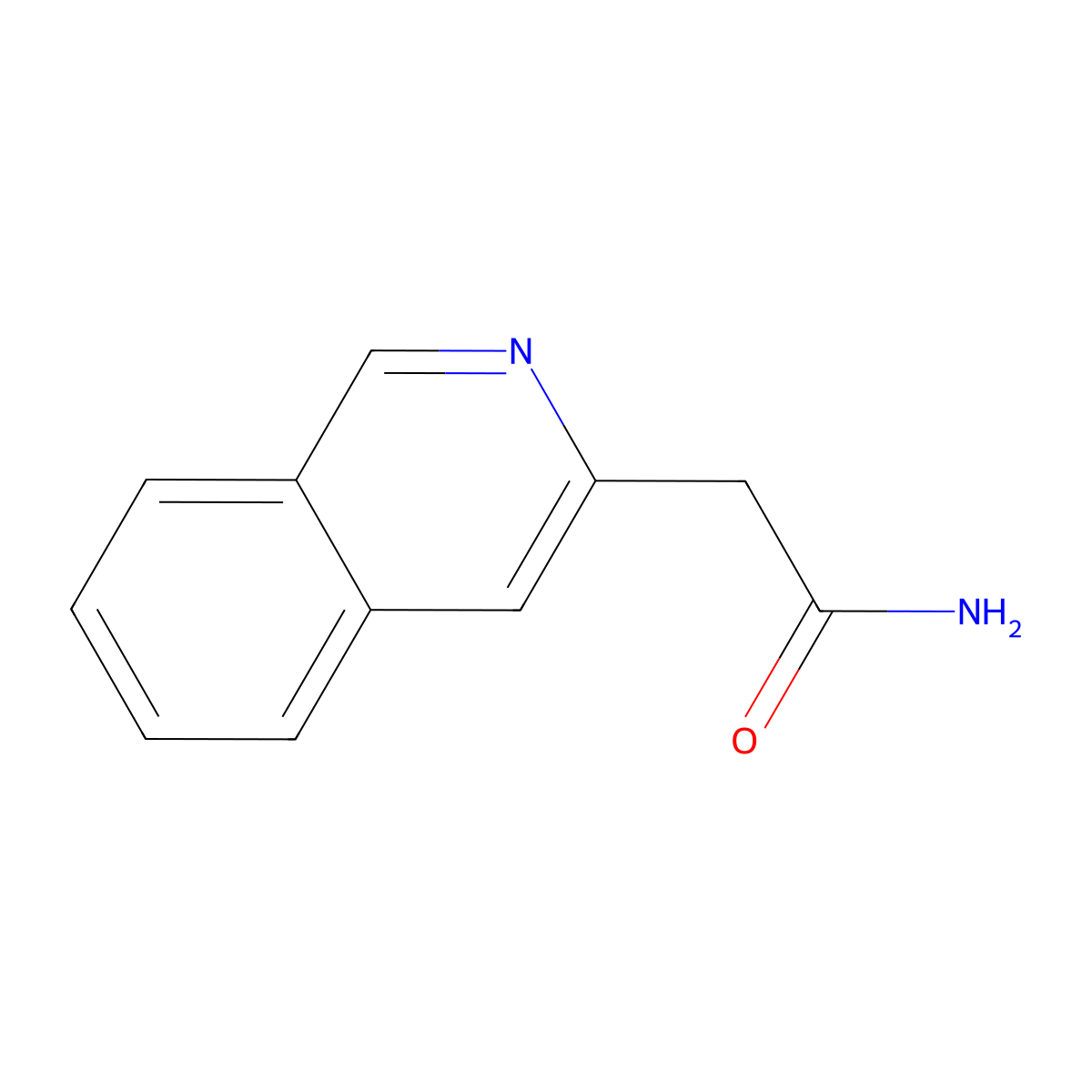 2-(Isoquinolin-3-yl)acetamide molecular structure, CAS 1259062-90-2