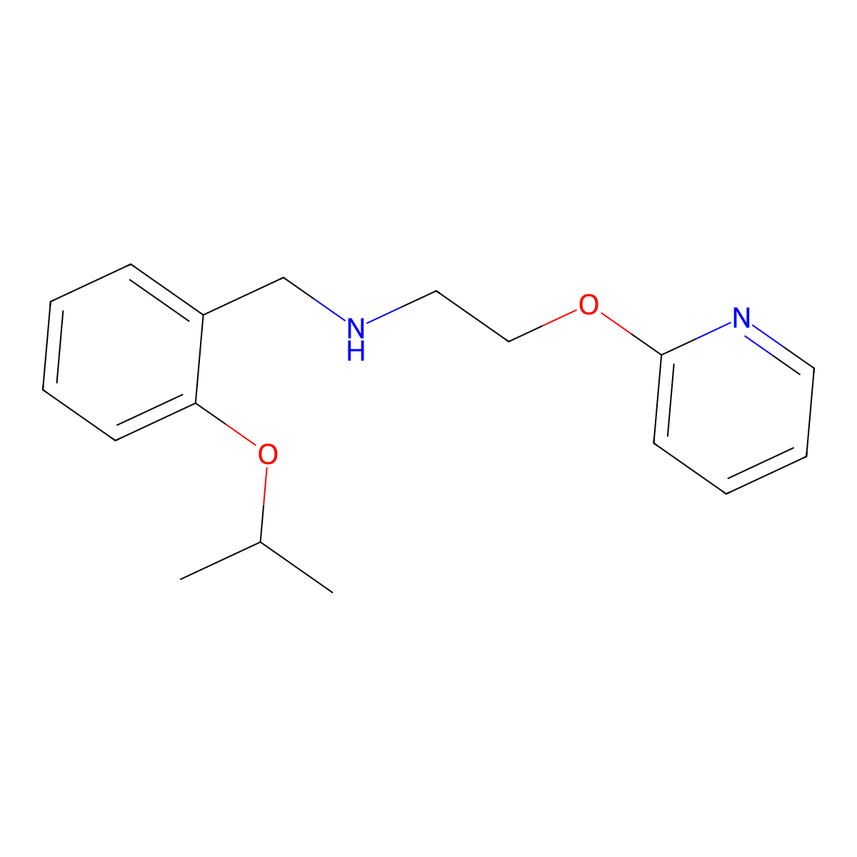 N-(2-isopropoxybenzyl)-N-[2-(2-pyridinyloxy)ethyl]amine molecular structure, CAS 1259078-02-8