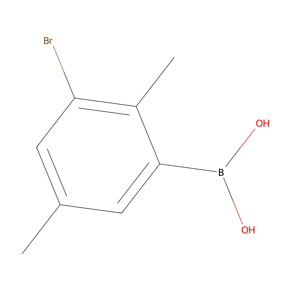 (3-Bromo-2,5-dimethylphenyl)boronic acid molecular structure, CAS 1259318-83-6