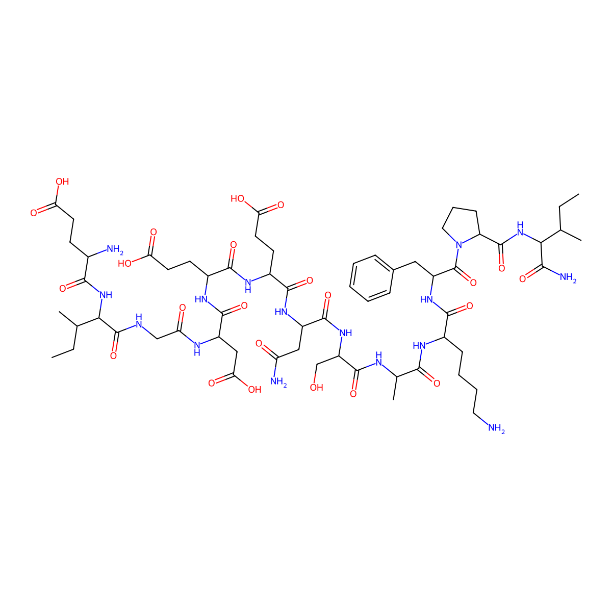 Neuropeptide EI rat molecular structure, CAS 125934-45-4