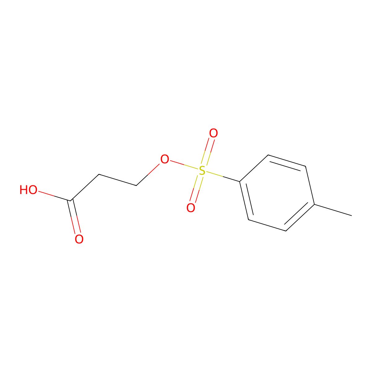 3-(Tosyloxy)propanoic acid molecular structure, CAS 1259387-78-4