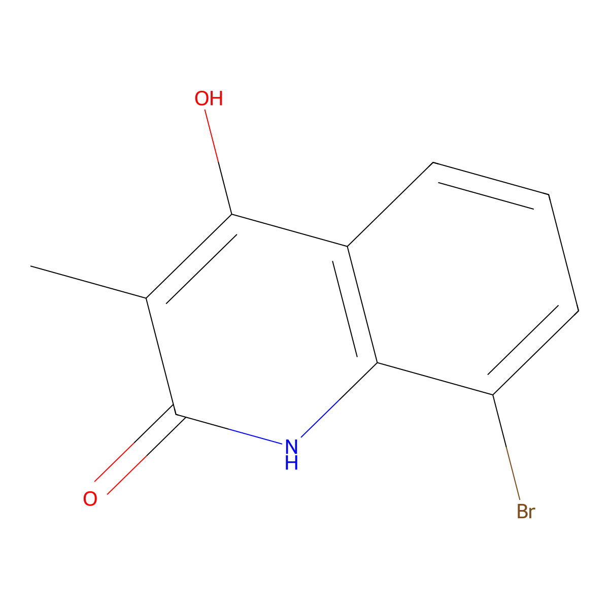 8-bromo-4-hydroxy-3-methylquinolin-2(1H)-one molecular structure, CAS 1259439-93-4