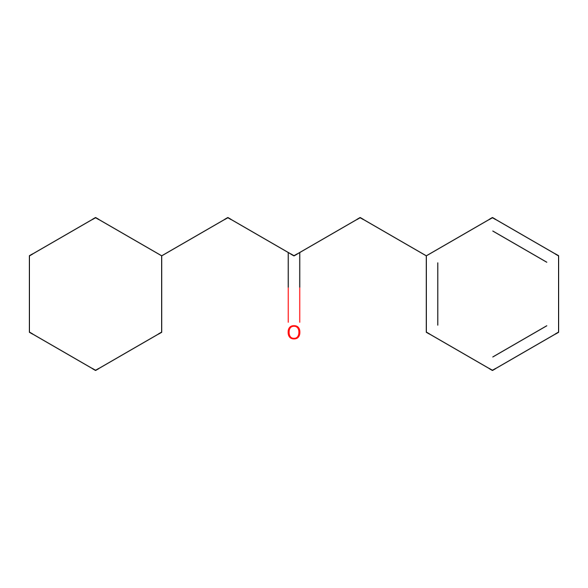 1-Cyclohexyl-3-phenylpropan-2-one molecular structure, CAS 125947-31-1