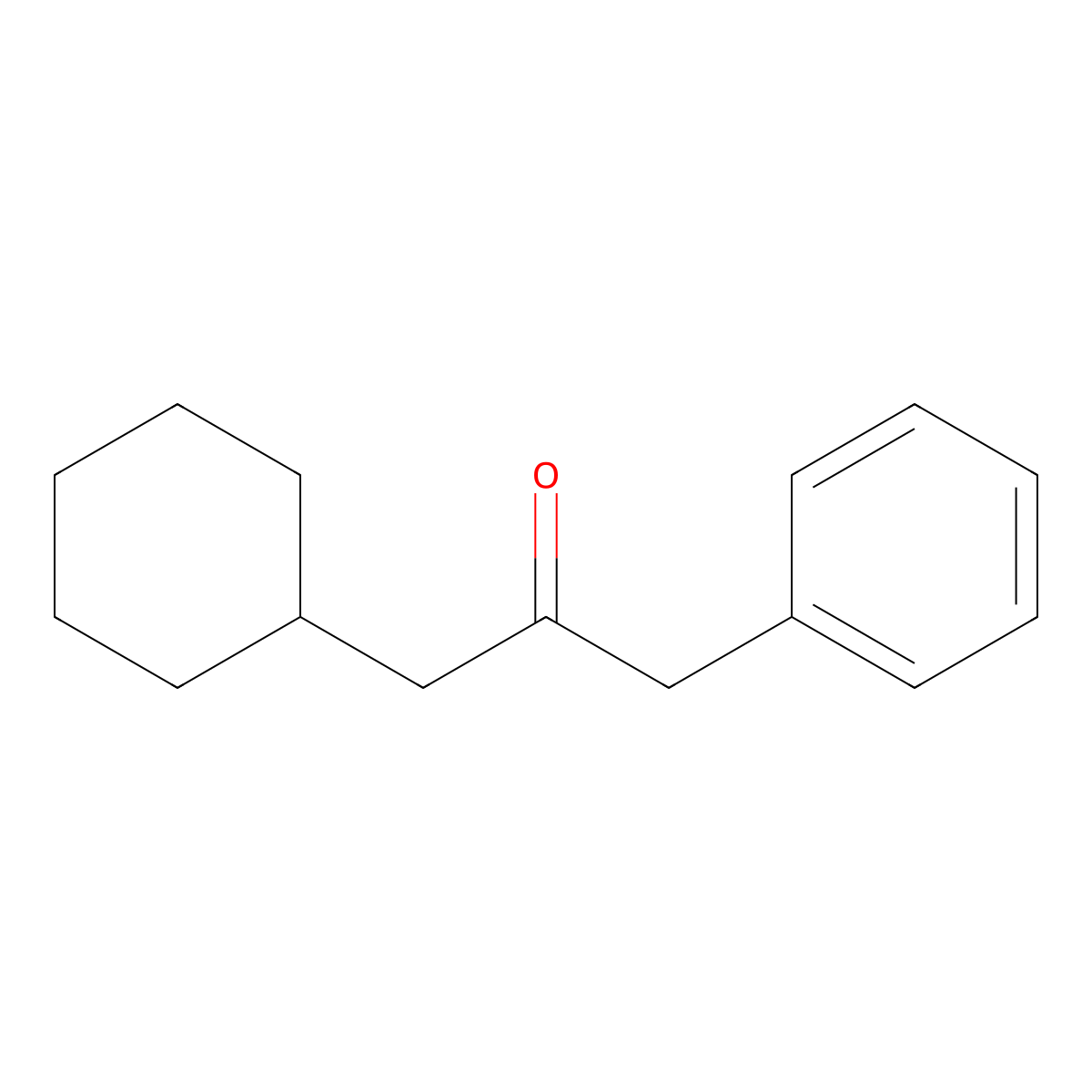 1-Cyclohexyl-3-phenylpropan-2-one molecular structure, CAS 125947-31-1
