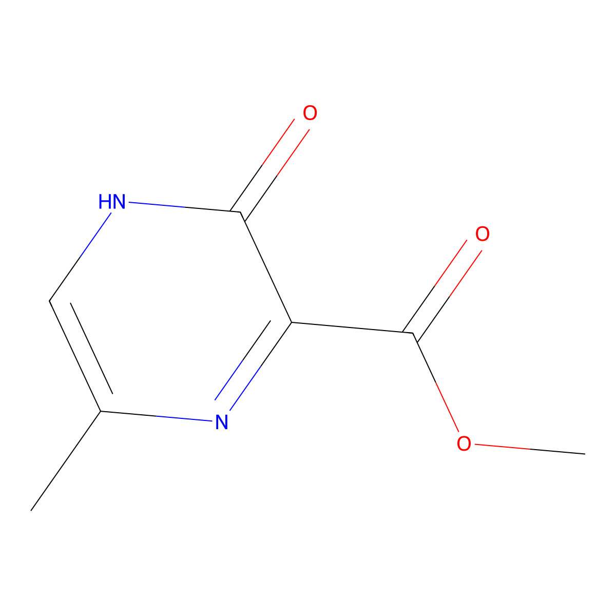 Methyl 3-hydroxy-6-methylpyrazine-2-carboxylate molecular structure, CAS 1259480-22-2