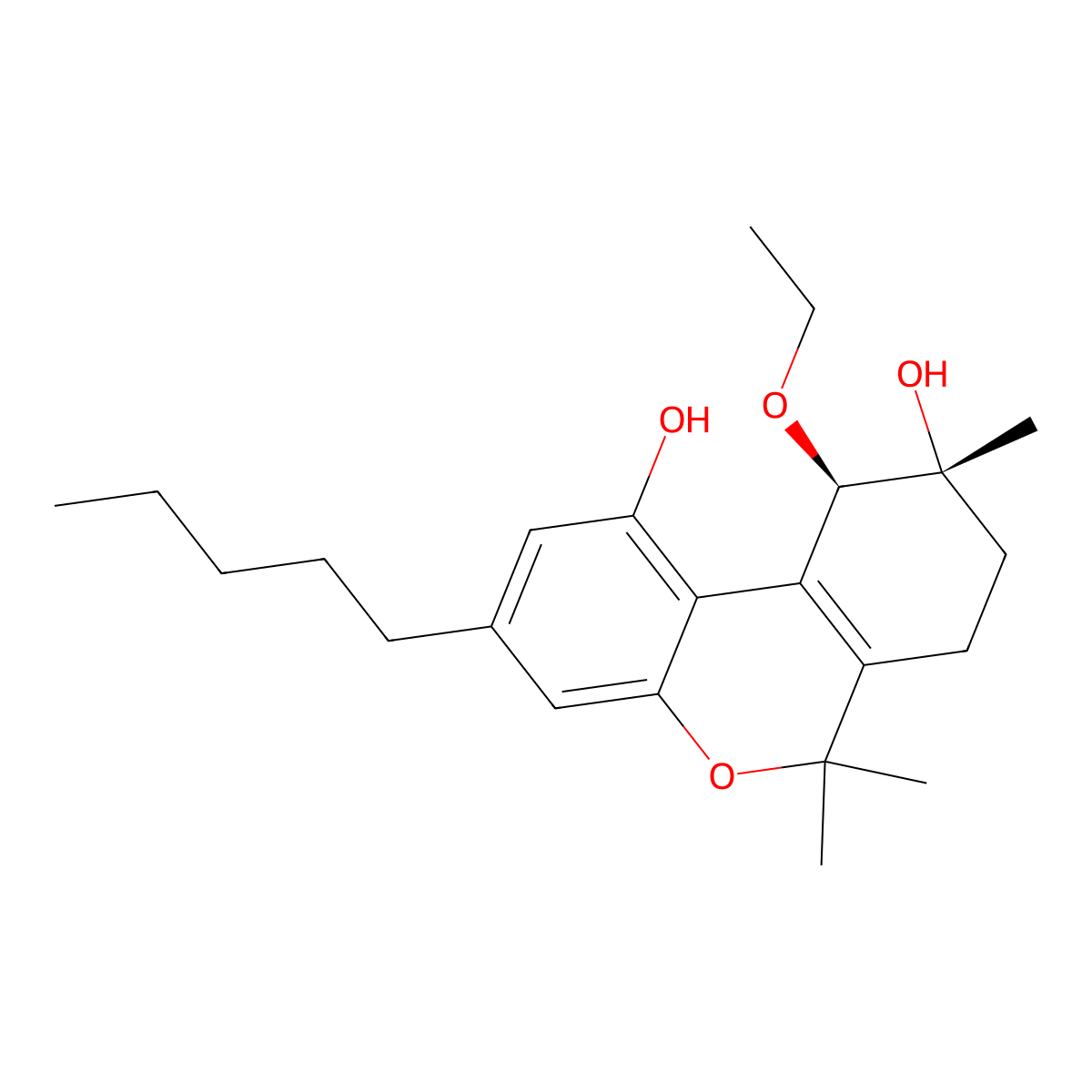 10-O-Ethylcannabitriol molecular structure, CAS 1259515-25-7