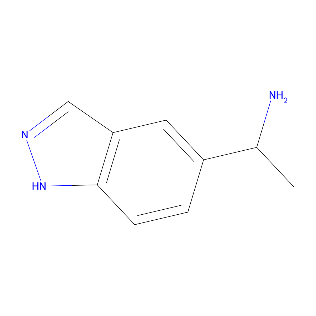 (s)-1-(1h-Indazol-5-yl)ethanamine molecular structure, CAS 1259610-88-2