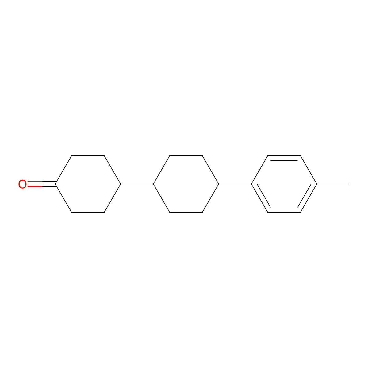 trans-4'-(p-tolyl)-[1,1'-Bi(cyclohexan)]-4-one molecular structure, CAS 125962-80-3