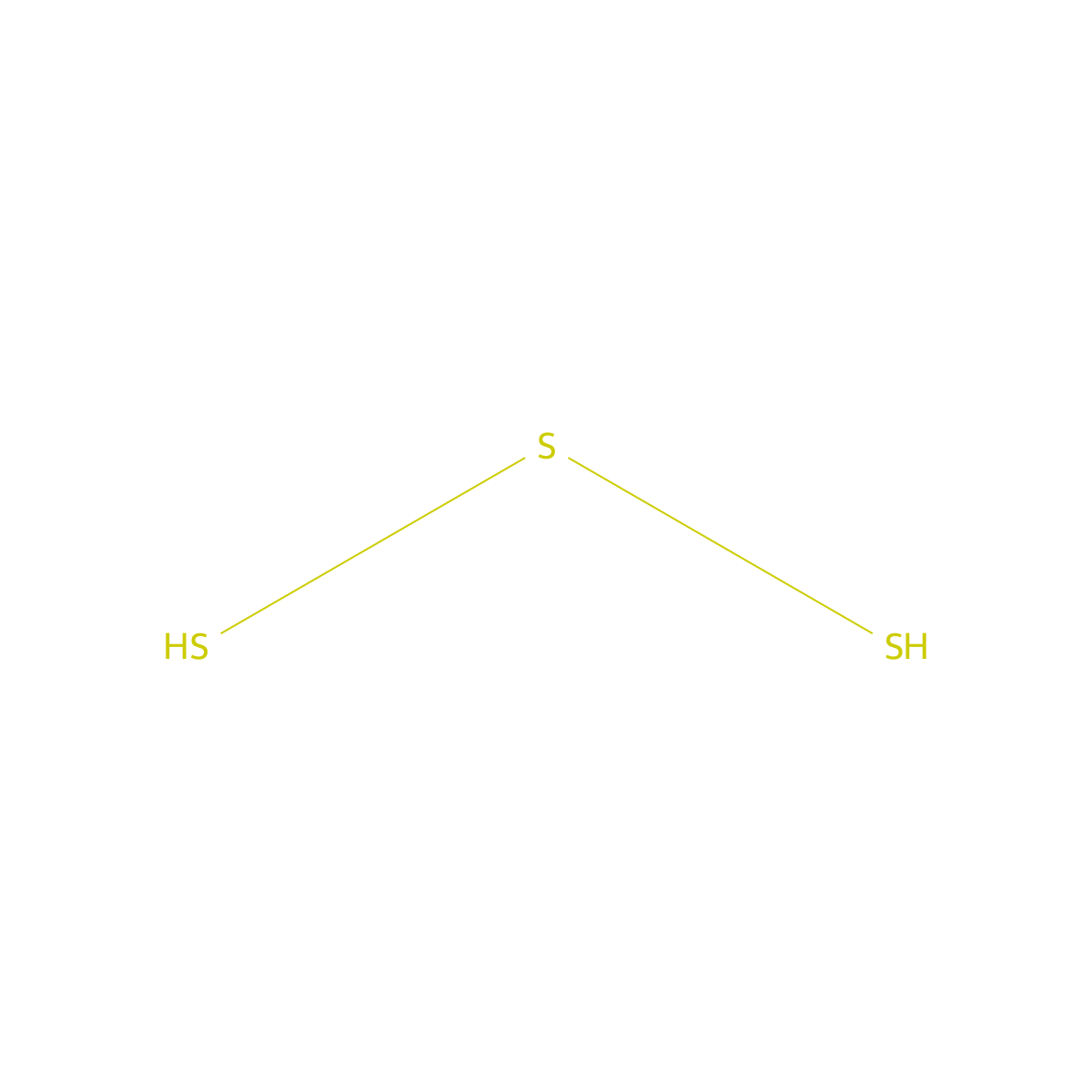 Trisulfane molecular structure, CAS 12597-04-5