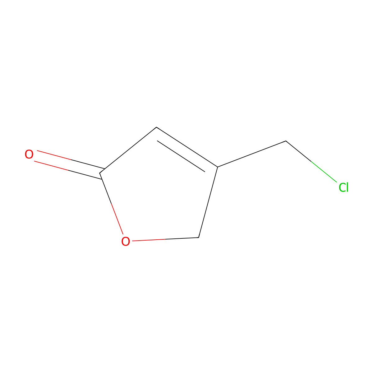4-Chloromethyl-2(5H)-furanone molecular structure, CAS 125973-99-1