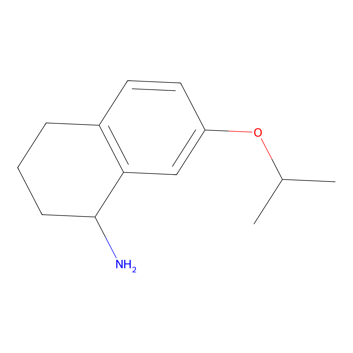 (1R)-7-(Propan-2-yloxy)-1,2,3,4-tetrahydronaphthalen-1-amine molecular structure, CAS 1259786-41-8