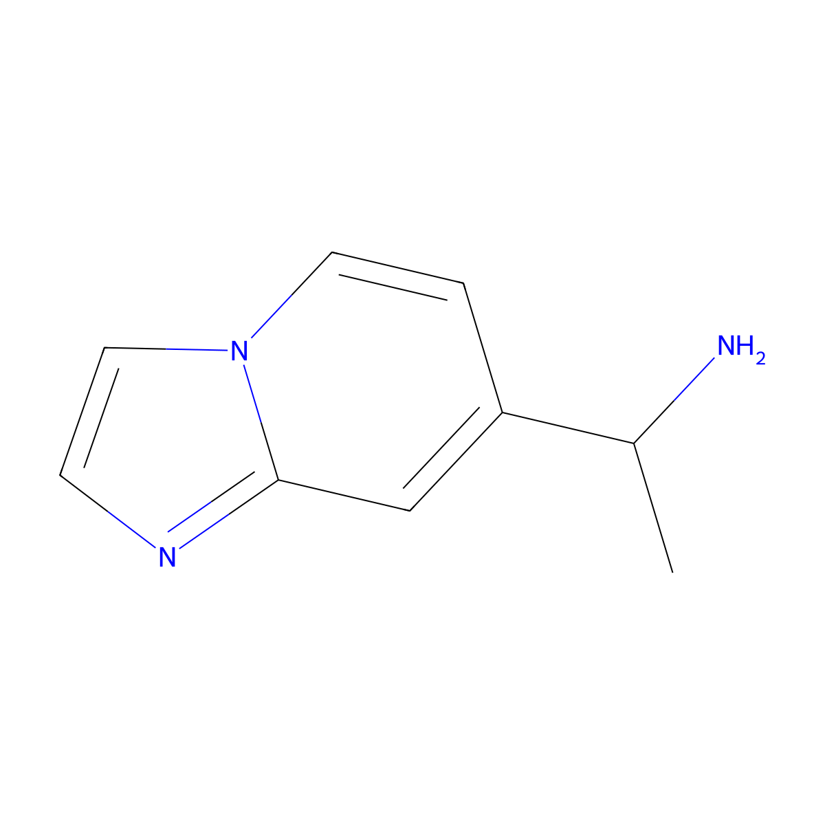 (1S)-1-(4-hydroimidazo[1,2-a]pyridin-7-yl)ethylamine molecular structure, CAS 1259837-48-3