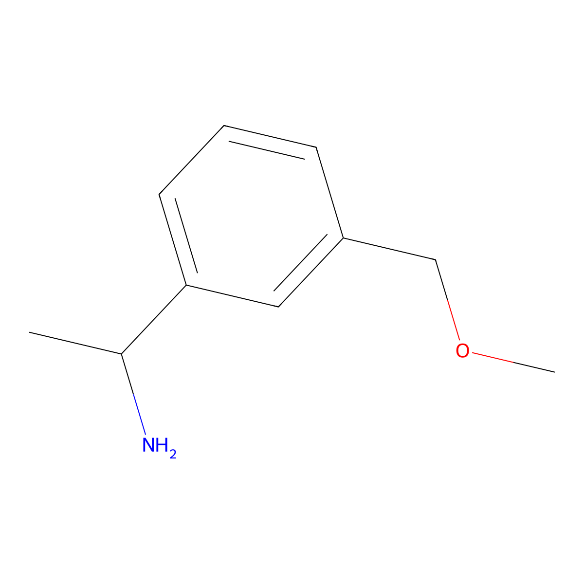 (S)-1-(3-(Methoxymethyl)phenyl)ethan-1-amine molecular structure, CAS 1259859-12-5