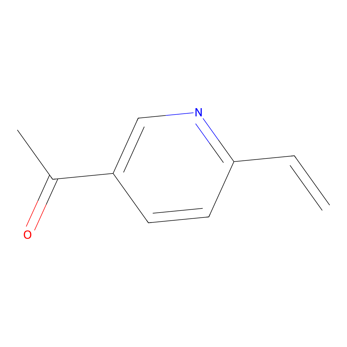 1-(6-Vinylpyridin-3-YL)ethanone molecular structure, CAS 1259929-69-5