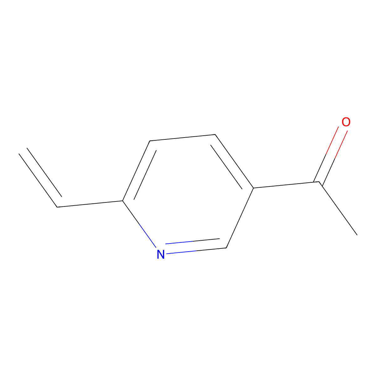 1-(6-Vinylpyridin-3-YL)ethanone molecular structure, CAS 1259929-69-5